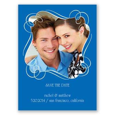 Whimsical Frame Save the Date - Horizon