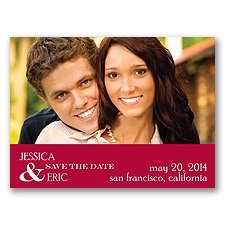 Ampersand Photo Save the Date - Apple