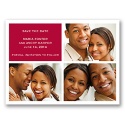 Photo Trio Save the Date - Apple