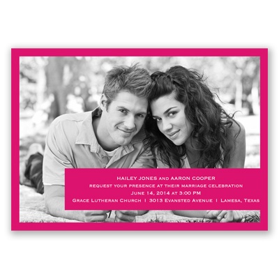 Photo Simplicity - Watermelon - Invitation