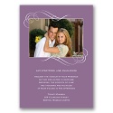 Photo and Swirls - Wisteria -Invitation