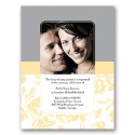 Vintage Floral Photo - Canary - Invitation