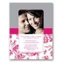 Vintage Floral Photo - Watermelon - Invitation