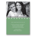 Damask Band Photo - Clover - Invitation