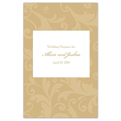 Treasured Jewels Pattern - Golden - Program