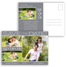 Color Bands Photo - Mercury - Save the Date Postcard