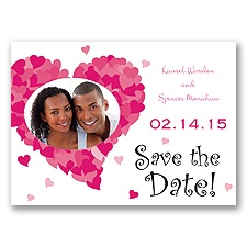 Sweetheart Photo - Watermelon - Save the Date Postcard