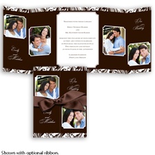 Fabulous Photo - Chocolate - Invitation
