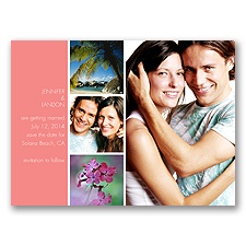 Photo Collage Save the Date - Coral Reef