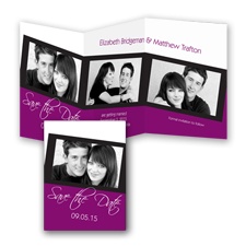 Triple Photo - Sangria - Save the Date