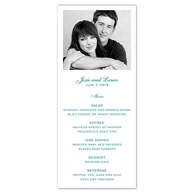 Photo - Menu Card