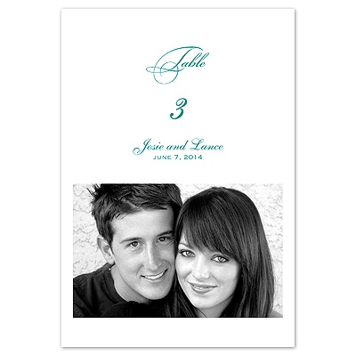 Photo - Table Number