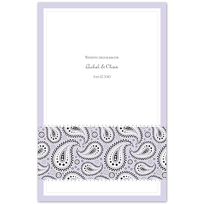 Perfect Paisley Duet - Iris - Program
