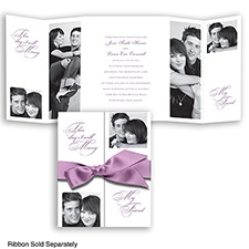 My Friend Photo - Wisteria - Invitation