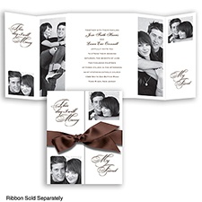 My Friend Photo - Chocolate - Invitation