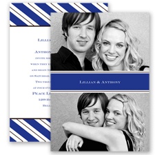 Formal Stripes - Regency - Invitation