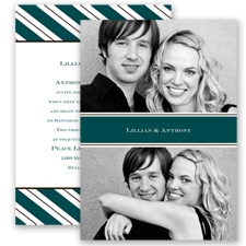 Formal Stripes - Gem - Invitation