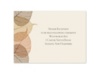 Lucent Leaves - Reception Card