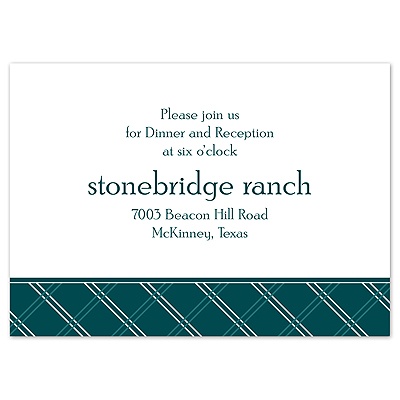 Classic Lines - Reception Card