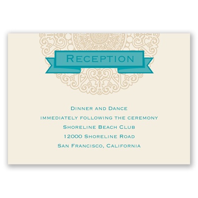 Shangri Love - Reception Card