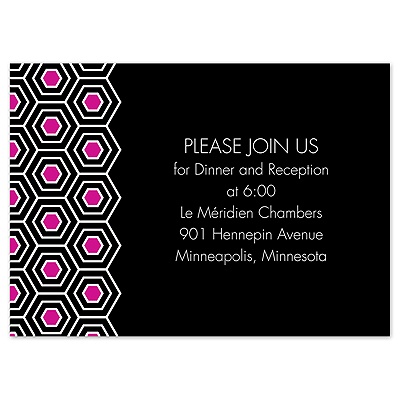 Mod Gallery - Begonia - Reception Card