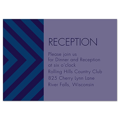 Center Stage - Reception Card