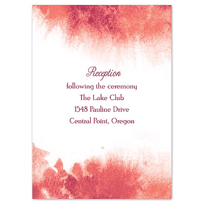 Splash - Apple - Reception Card