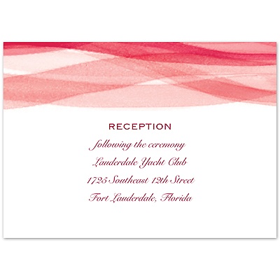 Entwined - Apple - Reception Card