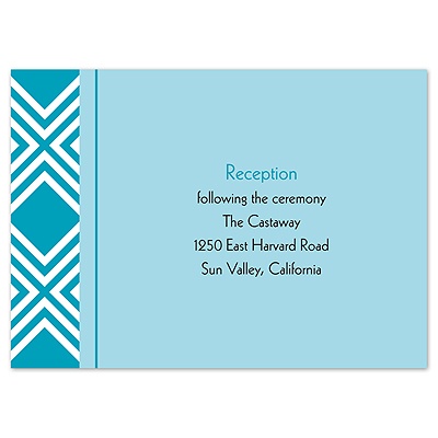 Diamond Deluxe  - Reception Card