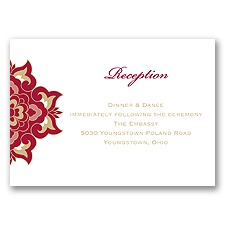 Zen Zing - Reception Card