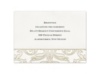 Center of Attention - Reception Card