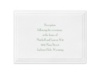 Sophisticated Border - Reception Card