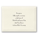 Sophisticated Border - Reception Card