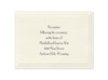 Sophisticated Border - Reception Card