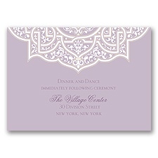 Indian Trellis - Reception Card