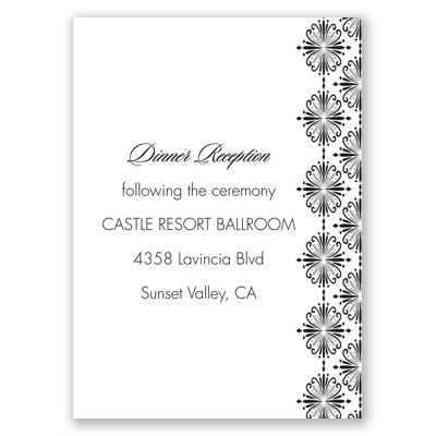 Joyous Day - Reception Card