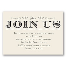 Dapper Day - Reception Card