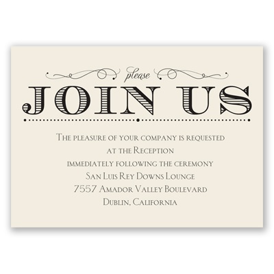 Dapper Day - Reception Card