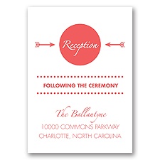 Modern Romance - Reception Card
