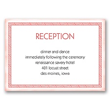 Brilliant Banner - Reception Card