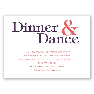 Color Me Happy - Reception Card