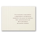 Lovely Lines - Reception Card