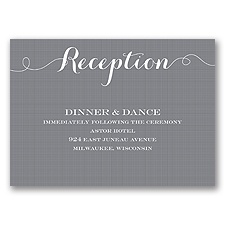 Truly In Love Photo - Reception Card