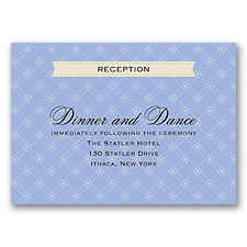 Vintage Photo Album - Bluebird - Reception Card