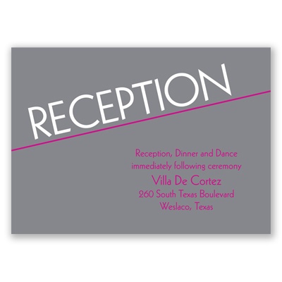 Photo Metro - Begonia - Reception Card