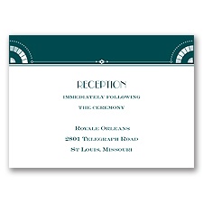 City Ritz - Reception Card