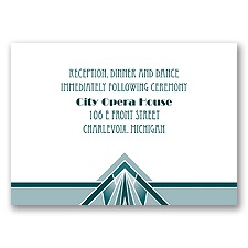 Flappers Delight - Reception Card