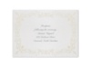 Vision In White - Reception Card