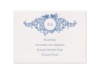 Monogram Birds - Reception Card