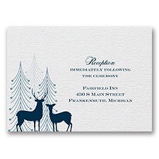 Winter Majesty - Reception Card